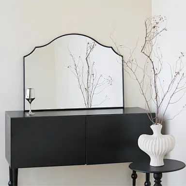 Exquisite Arched Mirror Centerpiece – Arched Mirror in Entryway 2